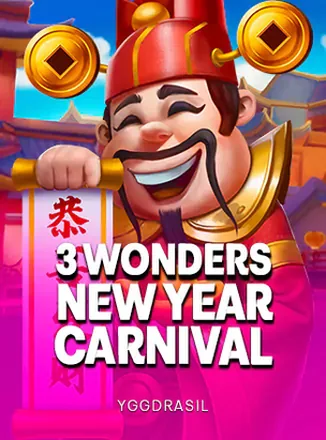 ภาพปกเกมสล็อต 3 Wonders New Year Carnival ธีมเทศกาลปีใหม่จากค่าย Yggdrasil