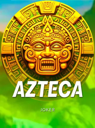 ภาพปกเกมสล็อต Azteca ธีมอารยธรรมชนเผ่าแอซเท็กโบราณจากค่าย Joker